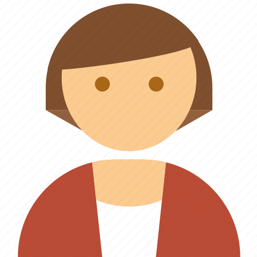 Female, girl, lady, profile, she, woman icon - Download on Iconfinder