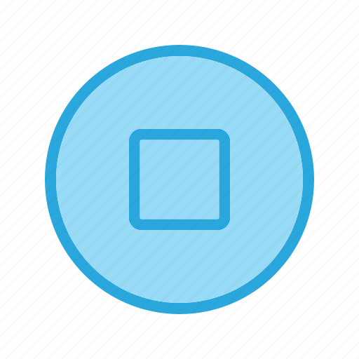 Player, round, stop icon - Download on Iconfinder
