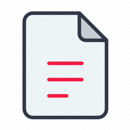 Document, file, notes, report, text icon - Download on Iconfinder
