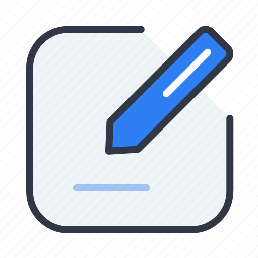 Create, edit, pencil, text, write icon - Download on Iconfinder