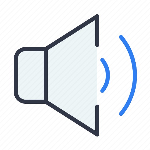Audio, loud, sound, speaker, volume icon - Download on Iconfinder