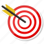 arrow, goal, target 