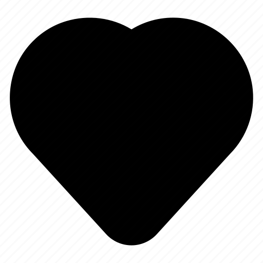 Heart, like, love, black heart icon - Download on Iconfinder
