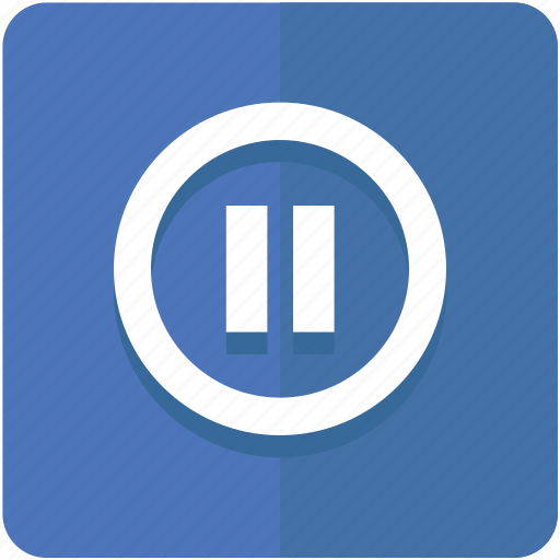 Audio, film, multimedia, pause, player, video icon - Download on Iconfinder