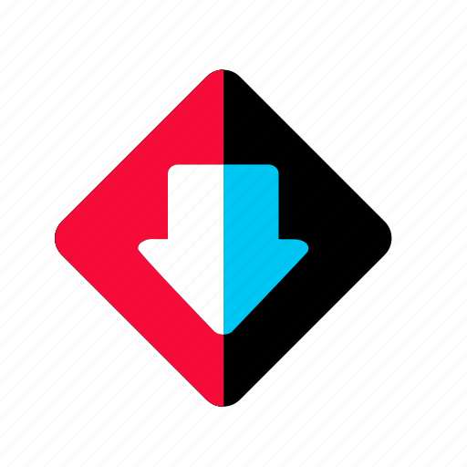 Arrow, arrow down, down, download, navigation icon - Download on Iconfinder