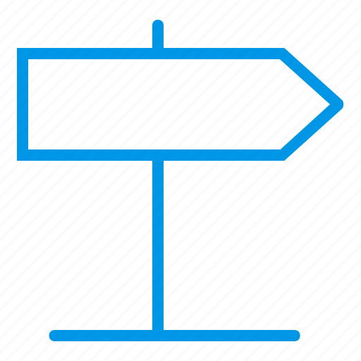 Arrow, direction board, path guide post, road, streetboard, streetsign, way icon - Download on Iconfinder