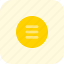 hamburger, menu, circle, business, user, interface, finance