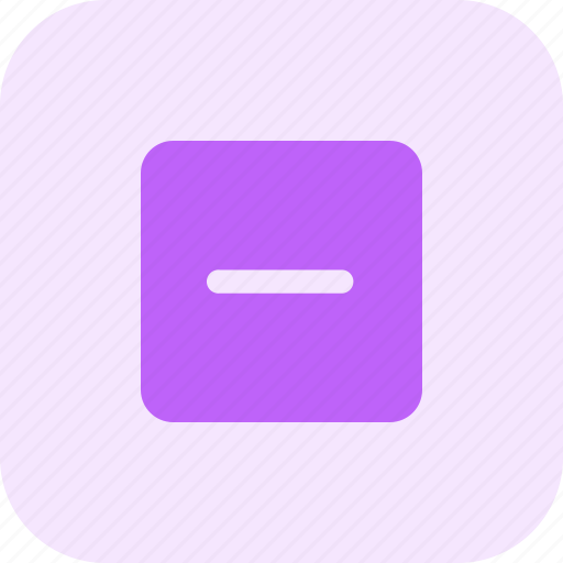 Minus, square, business, user, interface, finance icon - Download on Iconfinder
