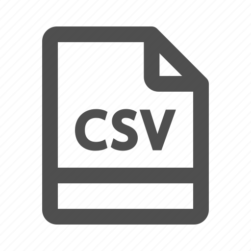 Csv, csv file, file icon - Download on Iconfinder