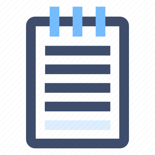Document, notebook, summary, file, note icon - Download on Iconfinder