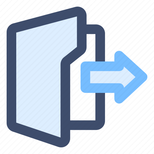Door, exit, leave, logout icon - Download on Iconfinder
