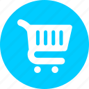 blue, ecommerce, online shopping, shopping cart, supermarket, trolley