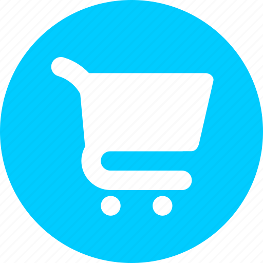 Blue, ecommerce, online shopping, shopping cart, supermarket, trolley icon - Download on Iconfinder