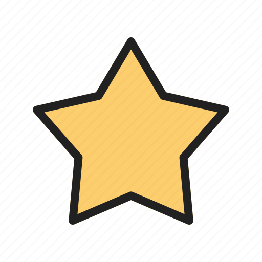 Basic, favorite, star icon - Download on Iconfinder
