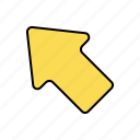 arrow, basic, direction, navigation, ui, upper