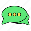 basic, bubble, chat, comments, message, ui 