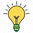 basic, bright, idea, lamp, ui