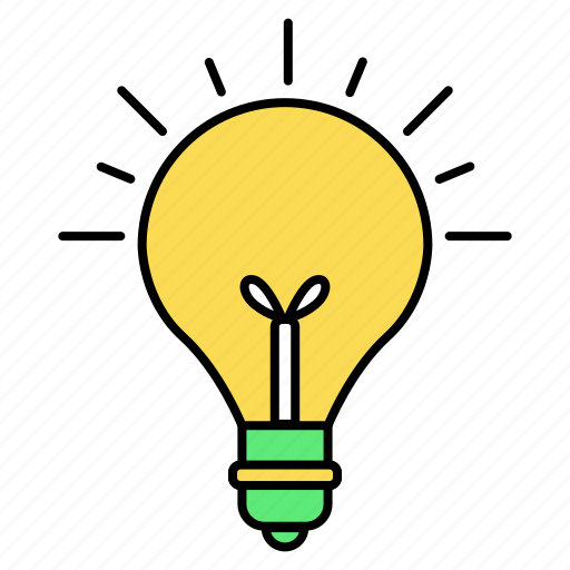 Basic, bright, idea, lamp, ui icon - Download on Iconfinder