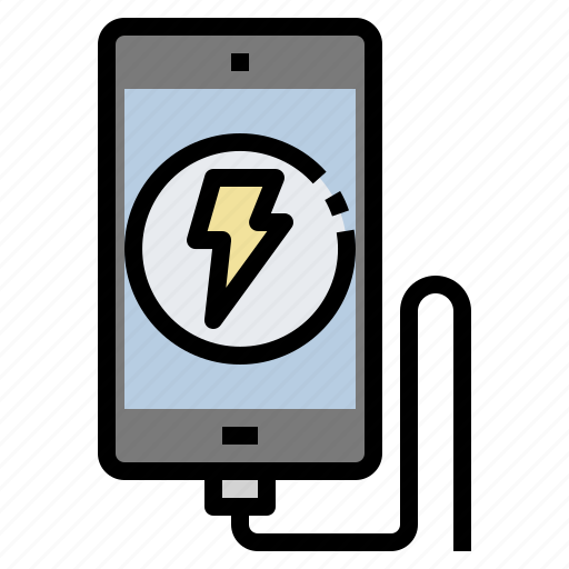 Phone, charging, power, smartphone, energy, basic, ui icon - Download on Iconfinder