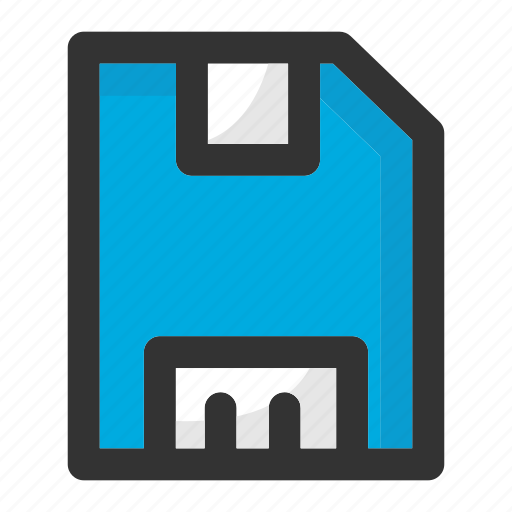 Floppydisk, diskette, disk, save, file, office memory icon - Download on Iconfinder