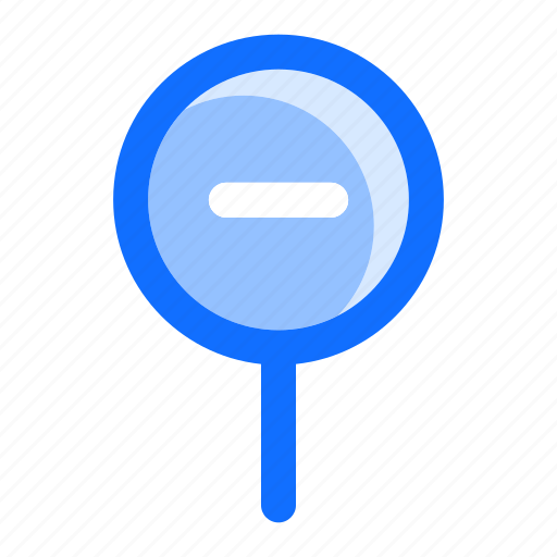 Glass, magnifying, minus, out, zoom icon - Download on Iconfinder