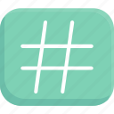 hashtag, #, font, number, pound, sign, type