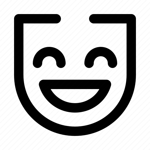 App, emoji, emoticon, emotion, laughing, smiley, web icon - Download on Iconfinder