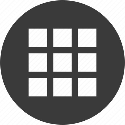 Categories, circle, grid, layout, menu, squares, tiles icon - Download on Iconfinder
