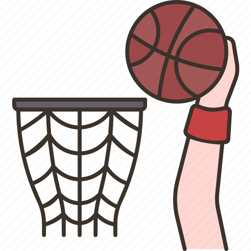 Dunk, basketball, goal, scoring, jump icon - Download on Iconfinder