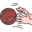 pass, ball, throw, play, basketball 