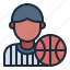 referee, jobs, basketball, sport, competition, athlete 