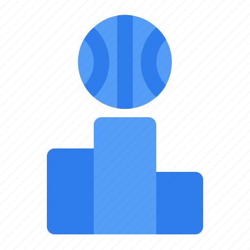 Achievement, ball, basket, basketball, game, places, podium icon - Download on Iconfinder
