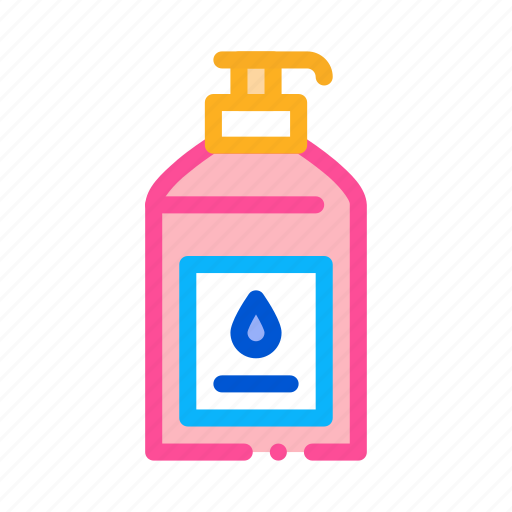 Bathing, bathrobe, bottle, liquid, soap, tool, towel icon - Download on Iconfinder