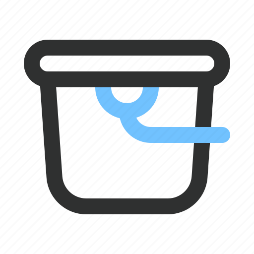 Bath, bathroom, tub, clean, bucket, water icon - Download on Iconfinder