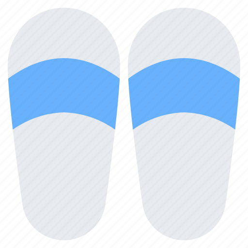 Slippers, sandals, flip flops, bathroom, hotel icon - Download on Iconfinder