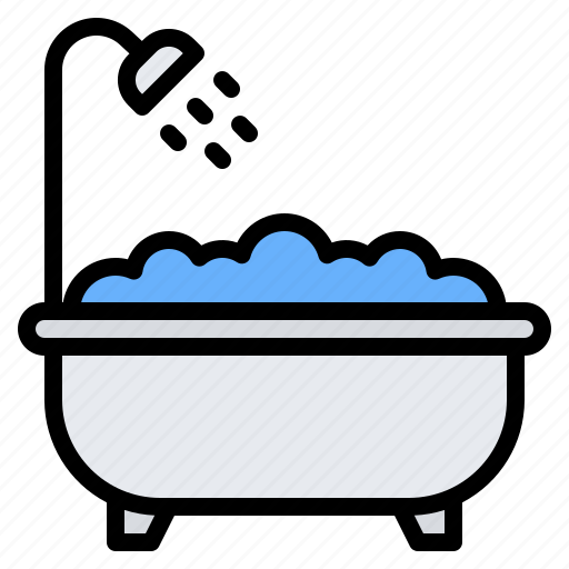 Bathtub, bath, bathing, bathroom, shower icon - Download on Iconfinder