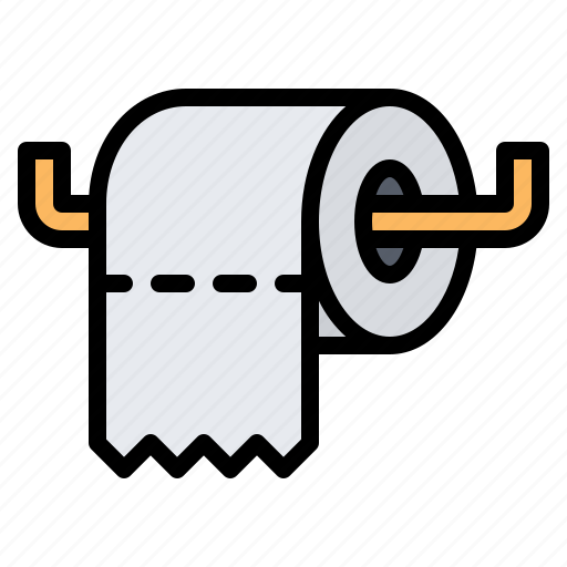 Toilet paper, tissue, roll, toilet, bathroom icon - Download on Iconfinder