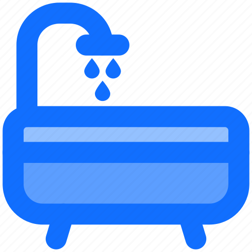 Bathroom, bathtub, relax, shower icon - Download on Iconfinder