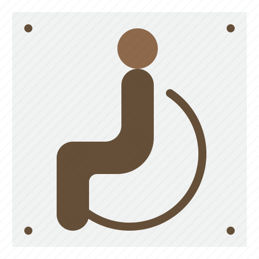 Disabled, handicap, handicapped, miscellaneous, toilet, wc icon - Download on Iconfinder