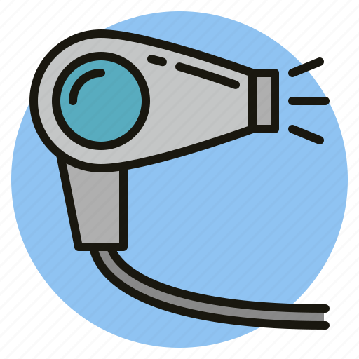 Blower, dryer, hair, hair dryer, salon icon - Download on Iconfinder