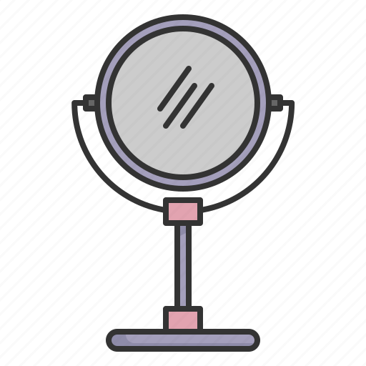 Mirror, cosmetic, makeup, beauty, toilet, home, decoration icon - Download on Iconfinder