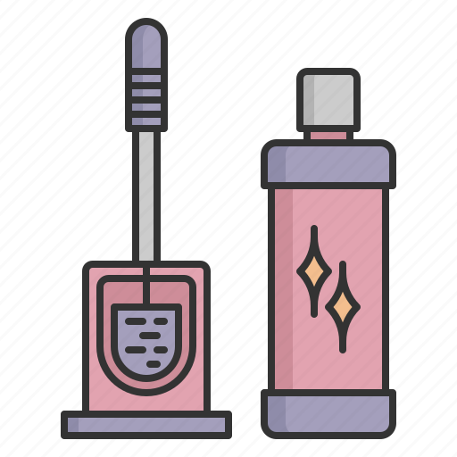 Toilet, brush, cleaning, detergent, cleaner, washer, bathroom icon - Download on Iconfinder