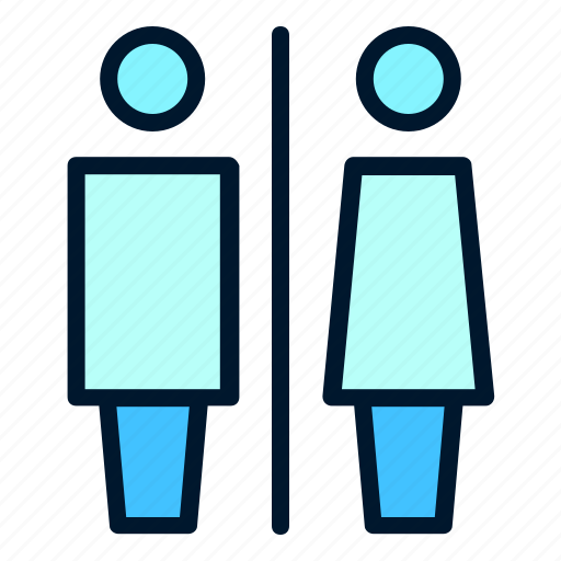 Toilet signs, restroom, bathroom, woman, man, toilet, bathing icon - Download on Iconfinder