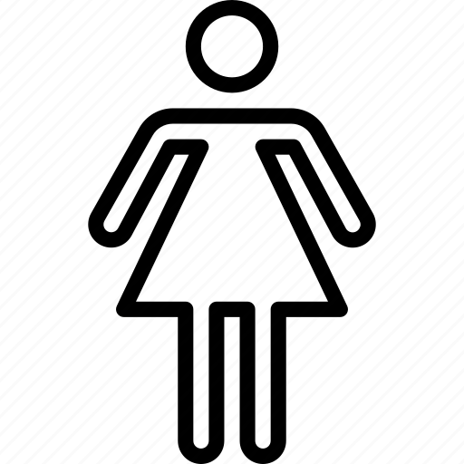 Bathroom, female, objects, sign icon - Download on Iconfinder