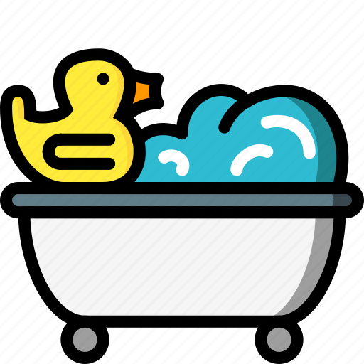 Bath, bathroom, color, duck, toy icon - Download on Iconfinder