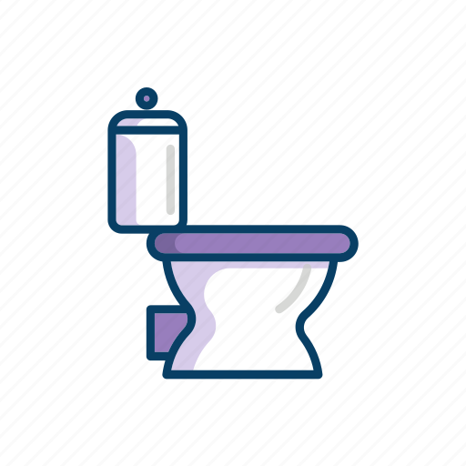 Bathroom, line, plumber, thin, toilet icon - Download on Iconfinder
