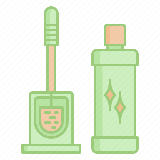 Toilet, brush, cleaning, detergent, cleaner, washer, bathroom icon - Download on Iconfinder