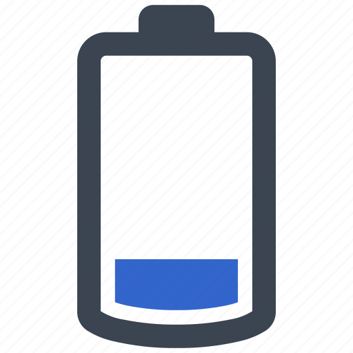 Low, empty, battery, recharge, power, level, energy icon - Download on Iconfinder
