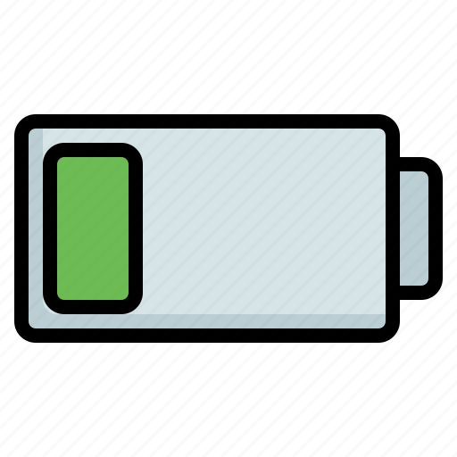 Low, battery, level, status, electronics, technology icon - Download on Iconfinder