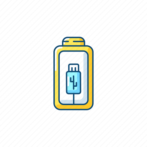 Battery charging, adapter, usb, mobile icon - Download on Iconfinder